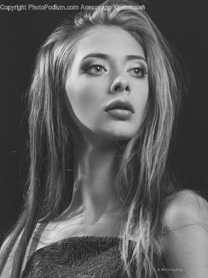Human, Person, Face, Female, Photo