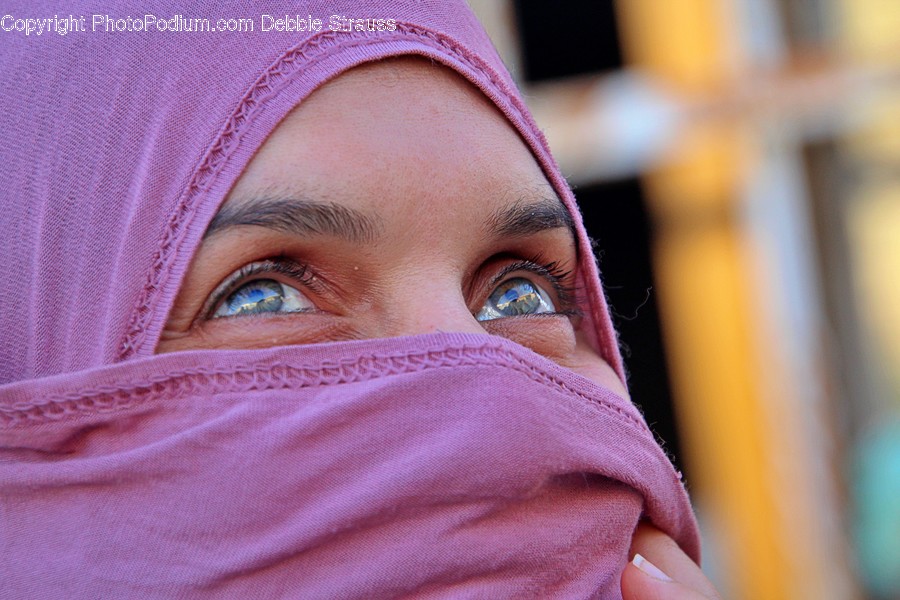 Clothing, Apparel, Veil, Person, Human
