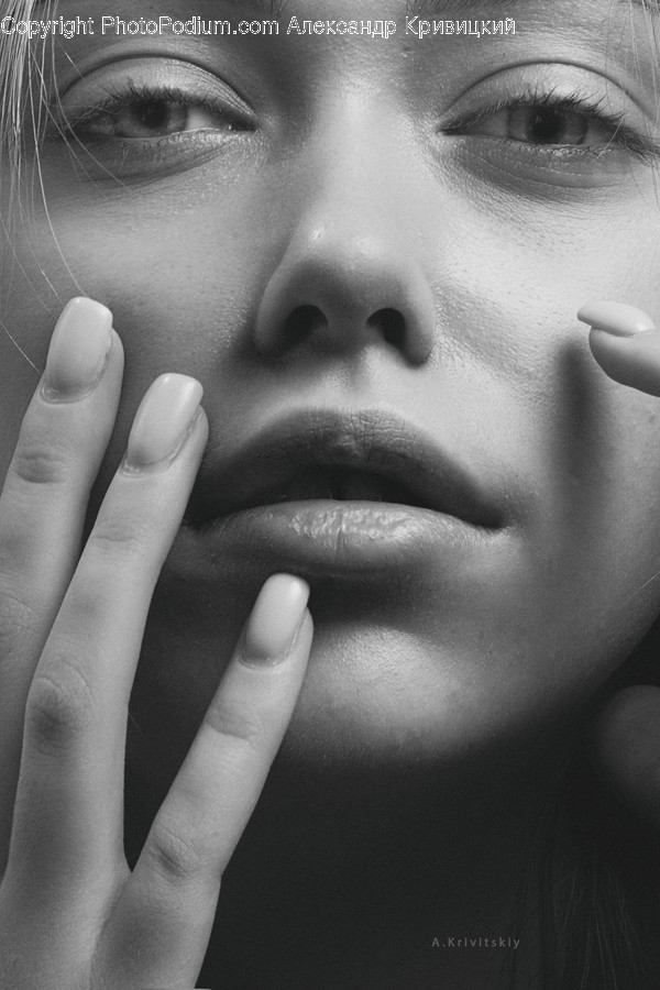 Person, Face, Human, Finger, Photography