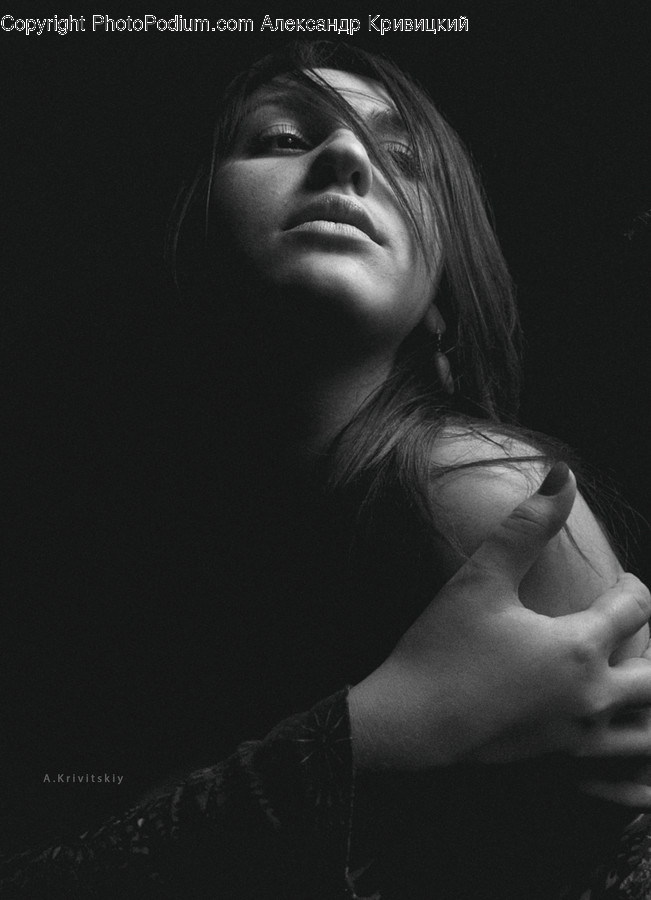 Human, Person, Face, Finger, Female