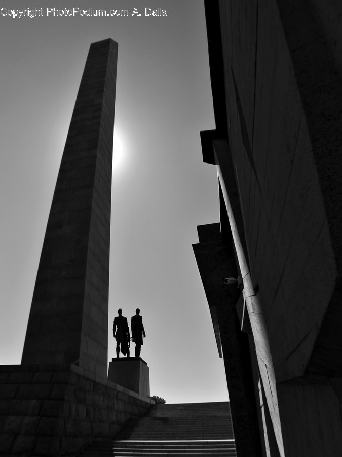 Monument, Architecture, Building, Person, Human