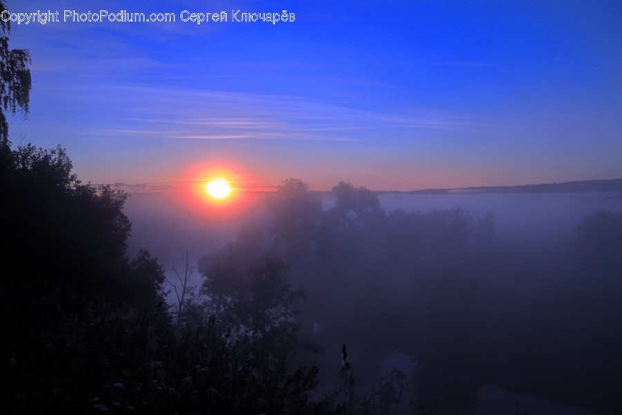 Nature, Outdoors, Sky, Sunrise, Red Sky