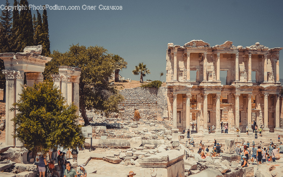 Human, Person, Ruins, Architecture, Building