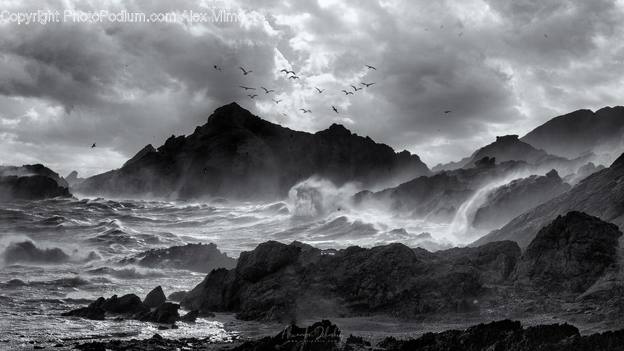 Nature, Weather, Outdoors, Water, Ocean