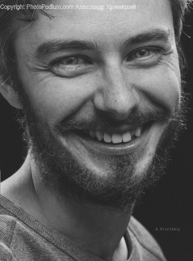 Person, Face, Human, Beard, Smile