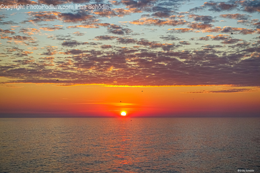 Nature, Outdoors, Sunlight, Sky, Red Sky