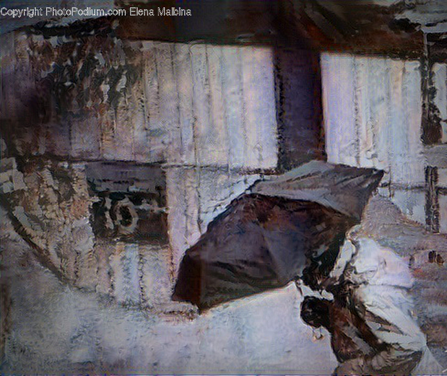 Building, Bunker, Rust, Art, Mammal