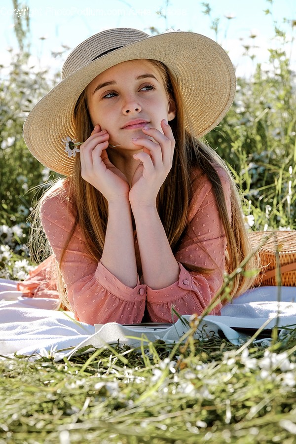 Hat, Clothing, Apparel, Sun Hat, Human