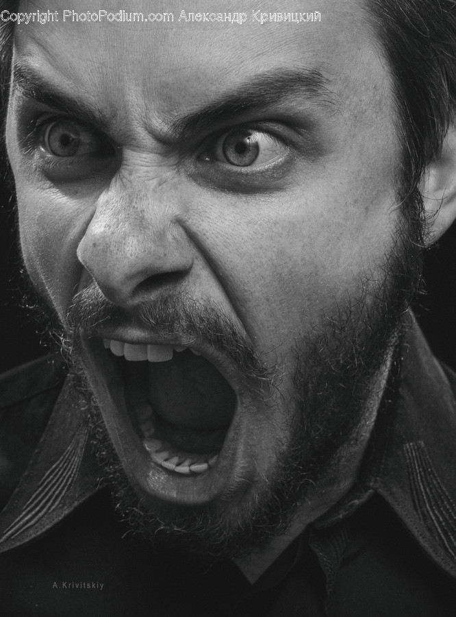 Person, Face, Human, Beard, Mouth