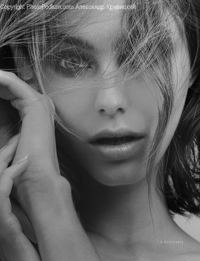Face, Human, Person, Finger, Photo
