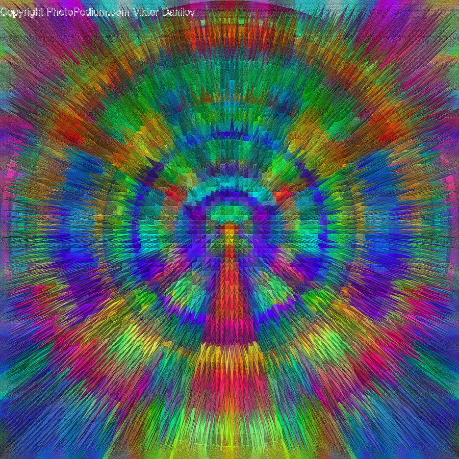 Dye, Pattern, Ornament, Fractal, Rug