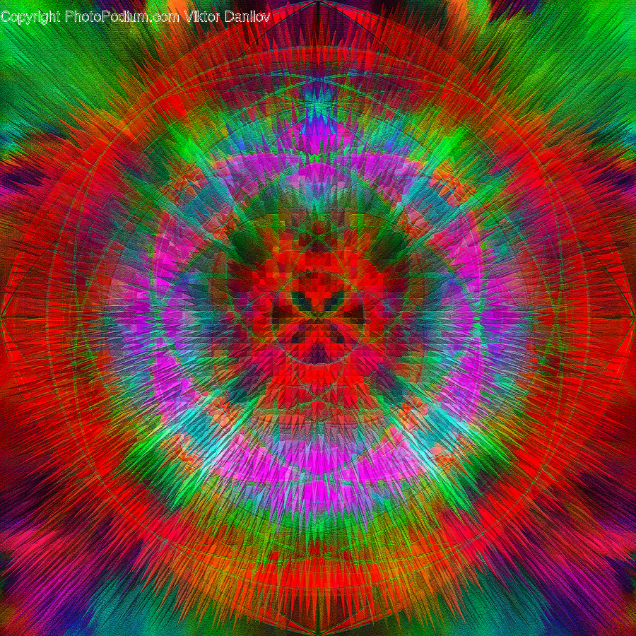 Ornament, Pattern, Fractal, Rug, Dye