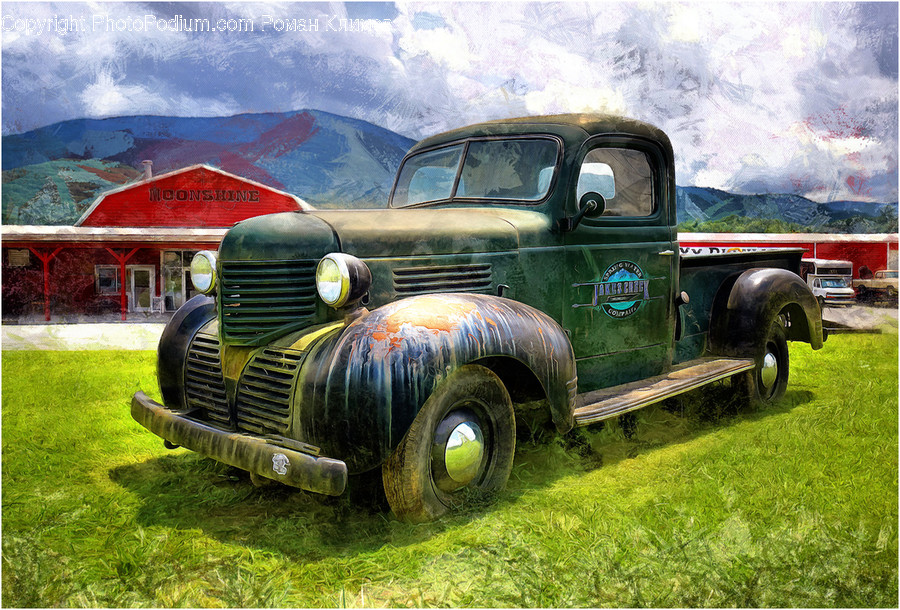 Transportation, Vehicle, Pickup Truck, Truck, Automobile