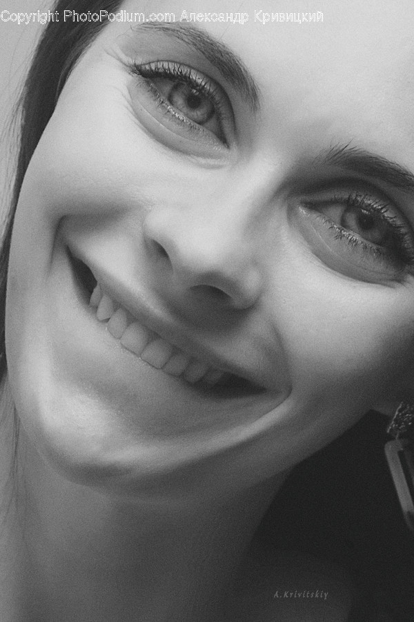 Person, Human, Face, Head, Smile
