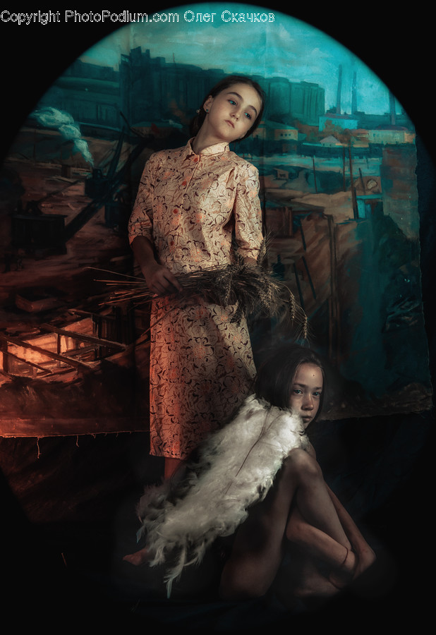 Clothing, Apparel, Painting, Art, Person
