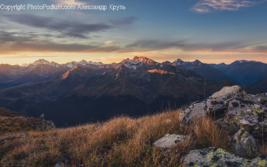 Nature, Outdoors, Mountain Range, Mountain, Peak