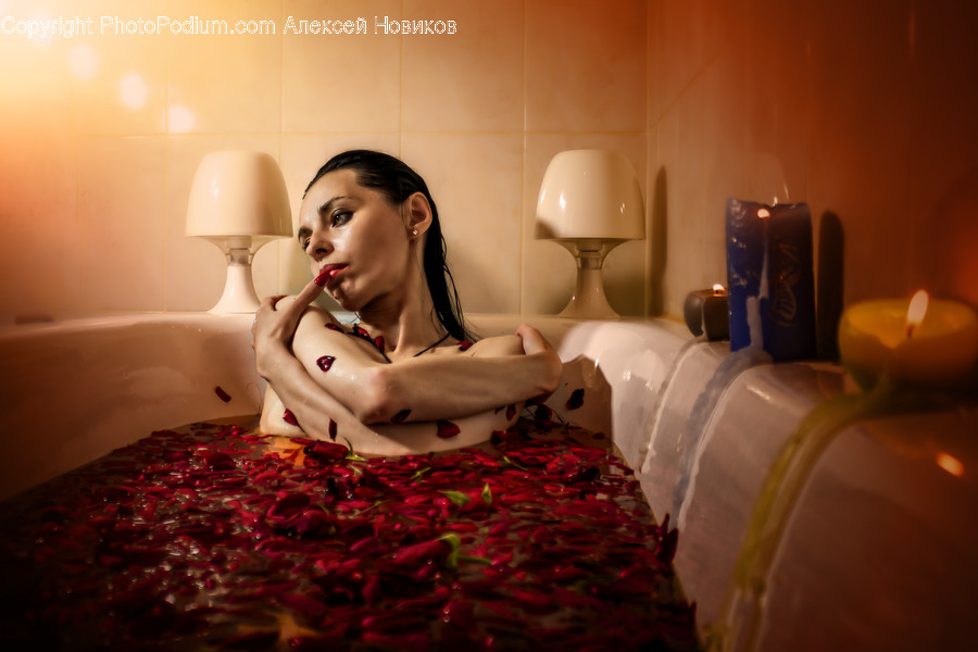Candle, Human, Person, Couch, Furniture