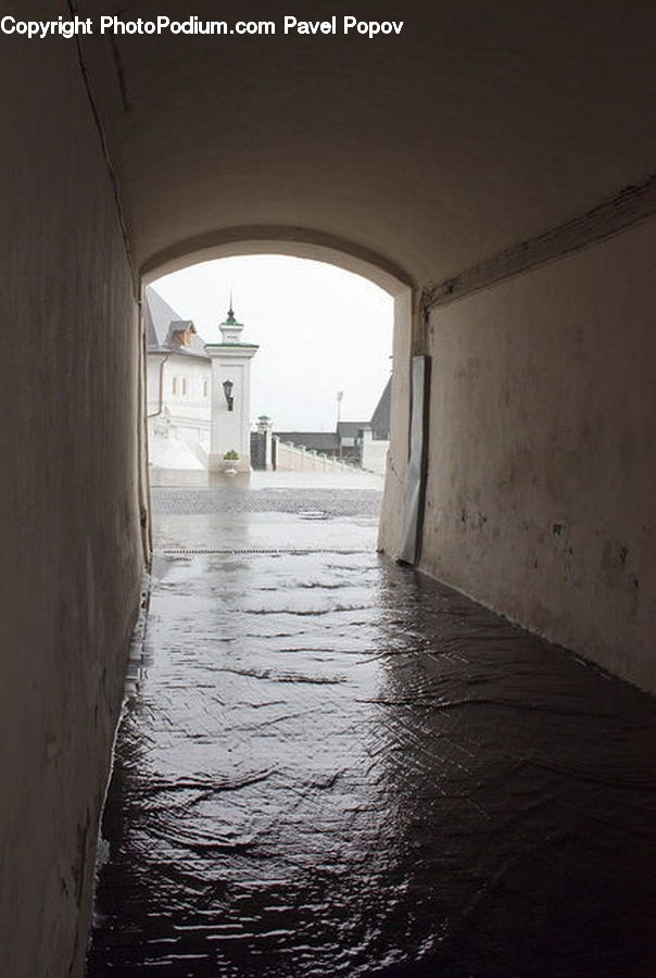 Flood, Alley, Alleyway, Road, Street, Town, Water