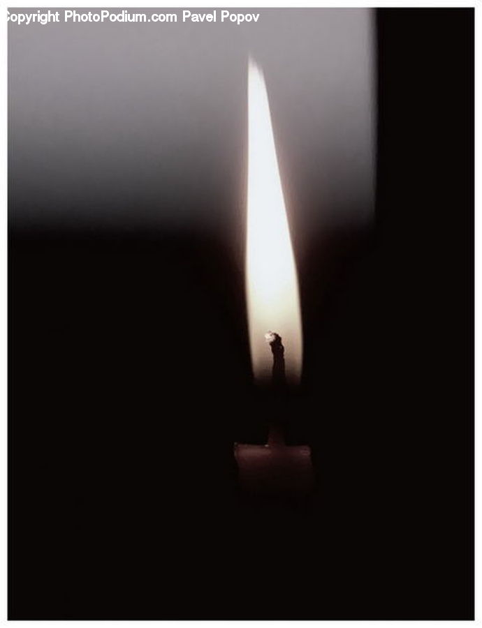 Candle, Fire, Flame, Luggage, Suitcase, LED, Lighting