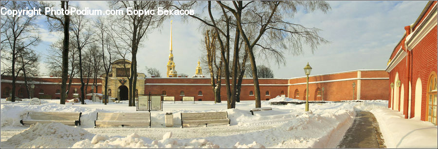 Architecture, Church, Worship, Brick, Building, Housing, Villa