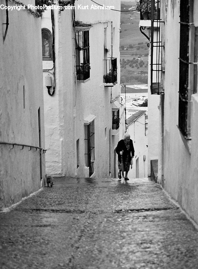 Alley, Alleyway, Road, Street, Town