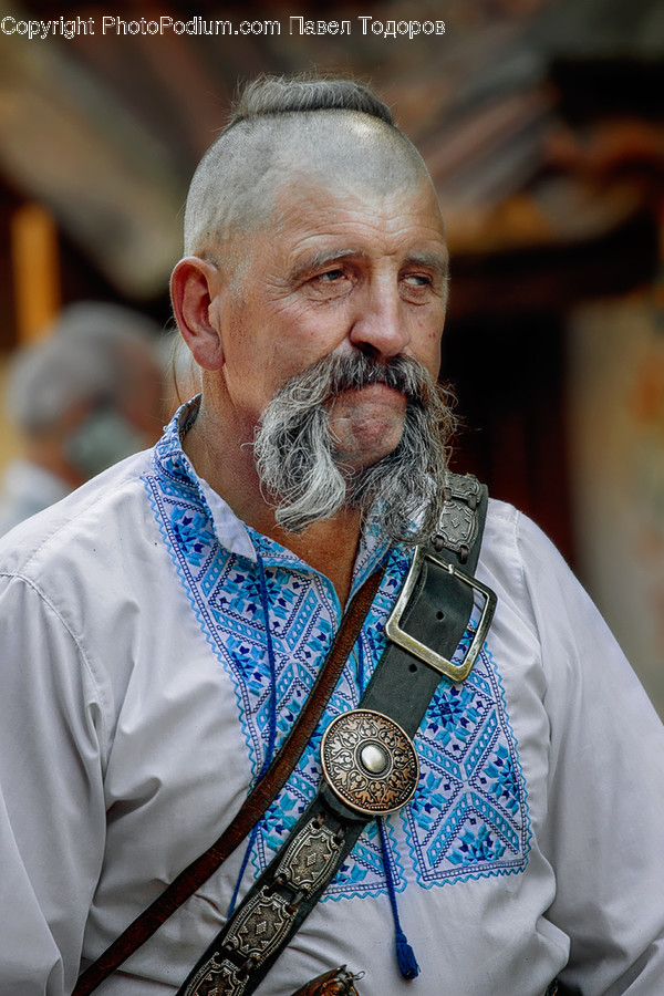 Human, Person, Face, Wristwatch, Mustache