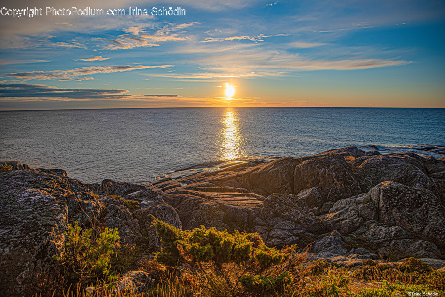 Nature, Outdoors, Promontory, Flare, Light