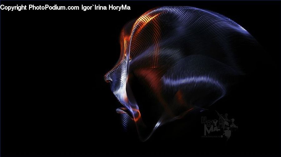Fish, Sea Life, Smoke, Head, Portrait
