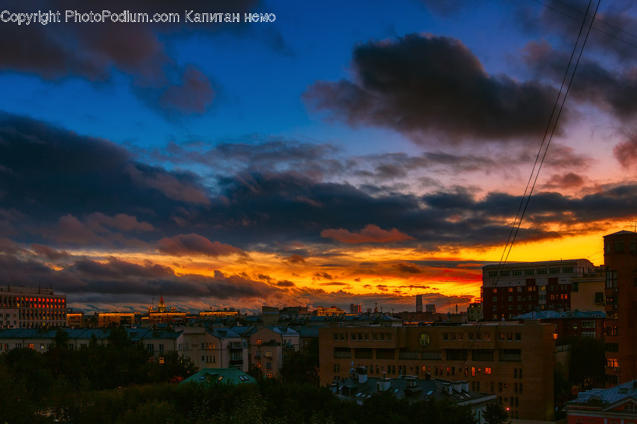 Nature, Outdoors, Sky, Dawn, Red Sky