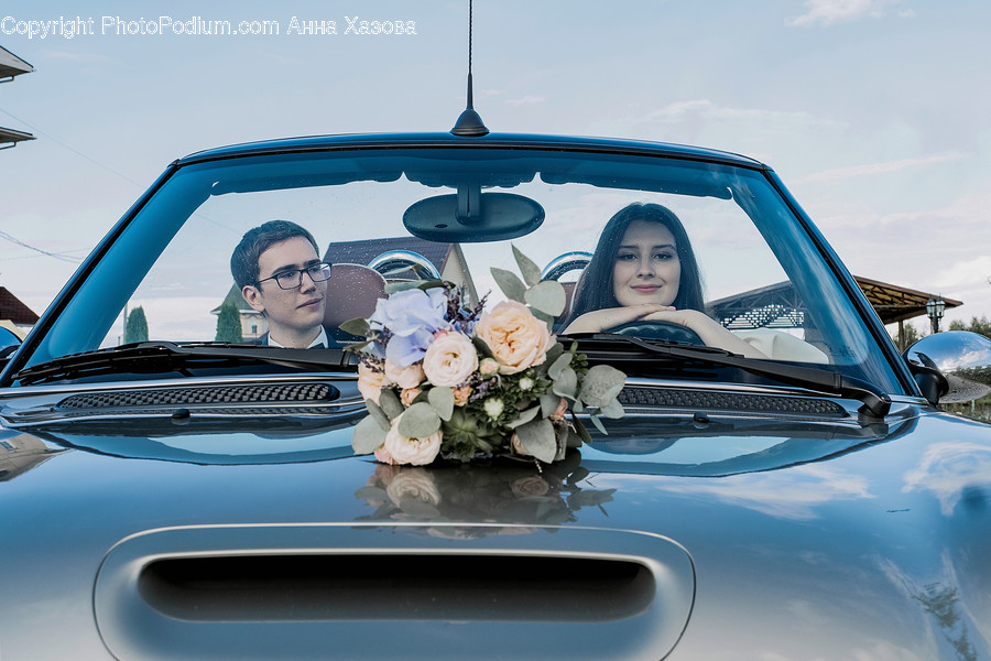 Human, Person, Transportation, Automobile, Convertible