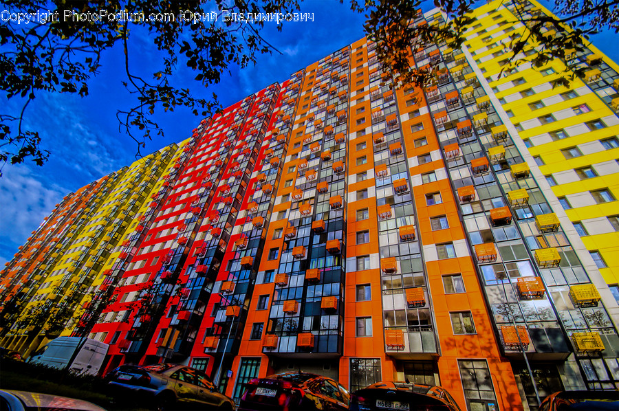 Town, Building, High Rise, City, Urban