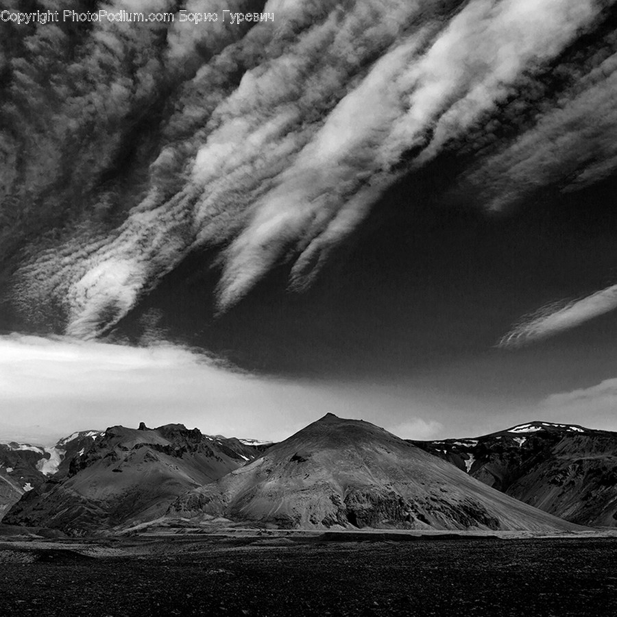 Nature, Mountain, Outdoors, Mountain Range, Weather