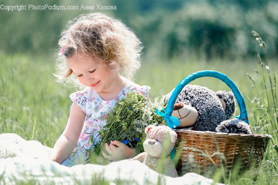 Person, Human, Plant, Outdoors, Basket