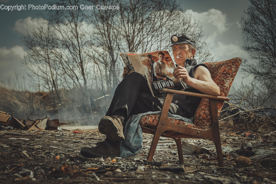 Furniture, Person, Sitting, Human, Apparel