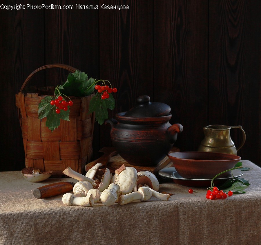 Plant, Wood, Pot, Pottery, Food