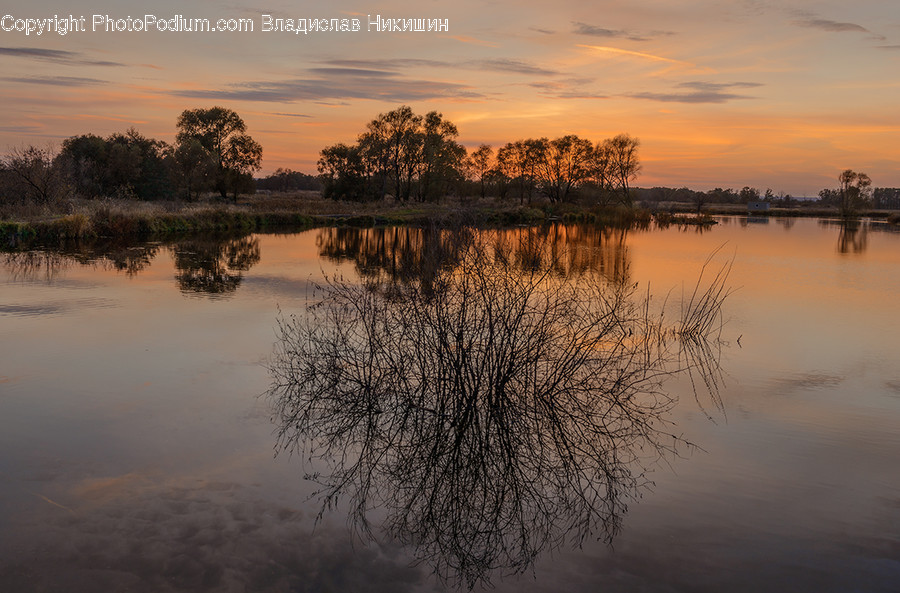 Nature, Water, Outdoors, Land, Dawn