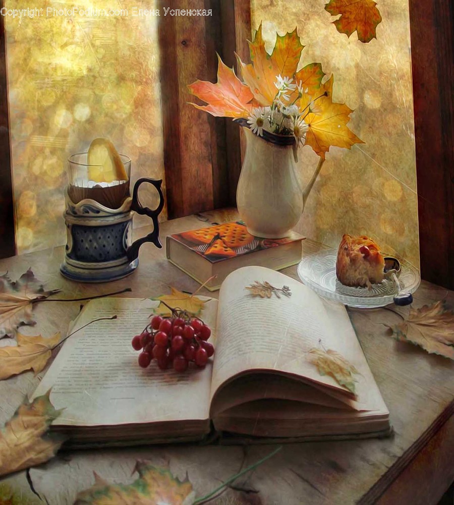Plant, Painting, Art, Food, Furniture