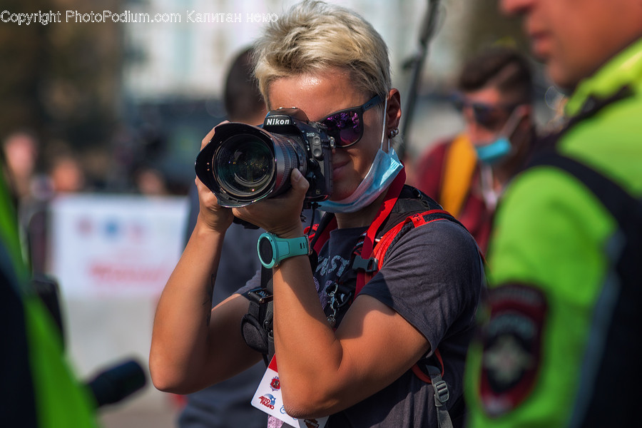 Person, Human, Photographer, Electronics, Camera