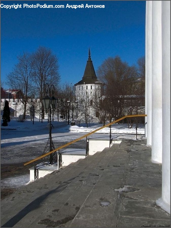 Architecture, Spire, Steeple, Tower, Church, Worship, Boardwalk