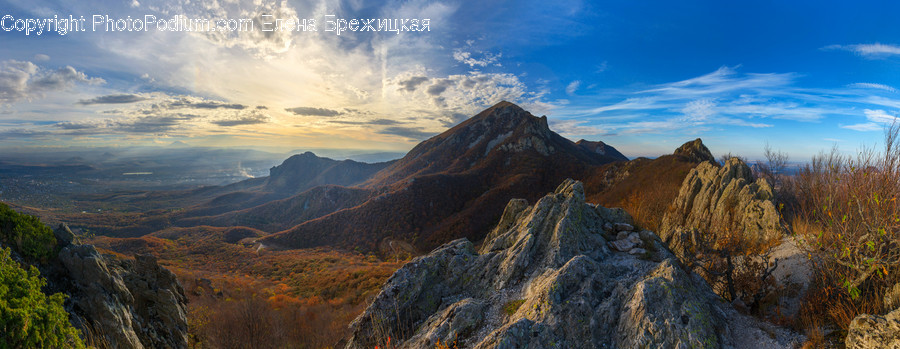 Nature, Mountain Range, Outdoors, Mountain, Painting