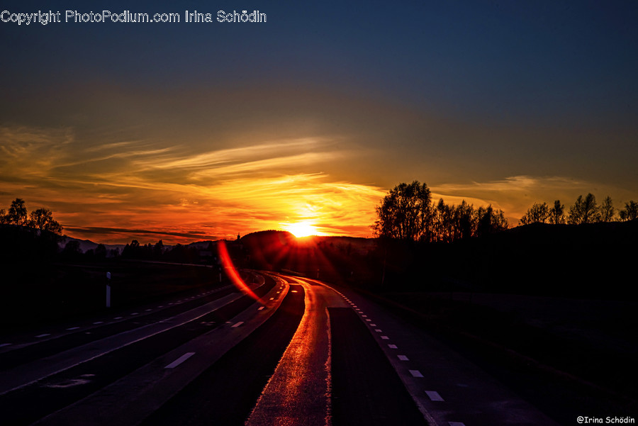 Road, Nature, Outdoors, Freeway, Highway