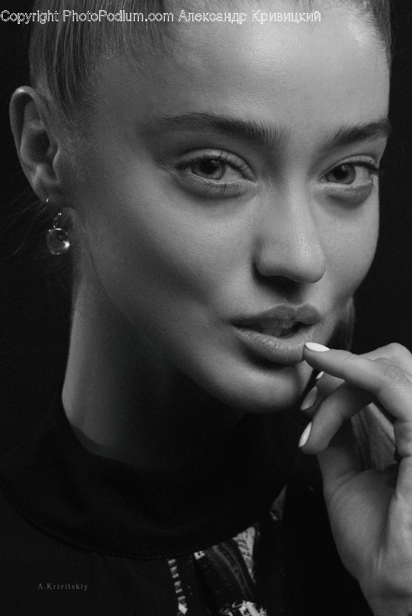 Person, Face, Human, Finger, Portrait