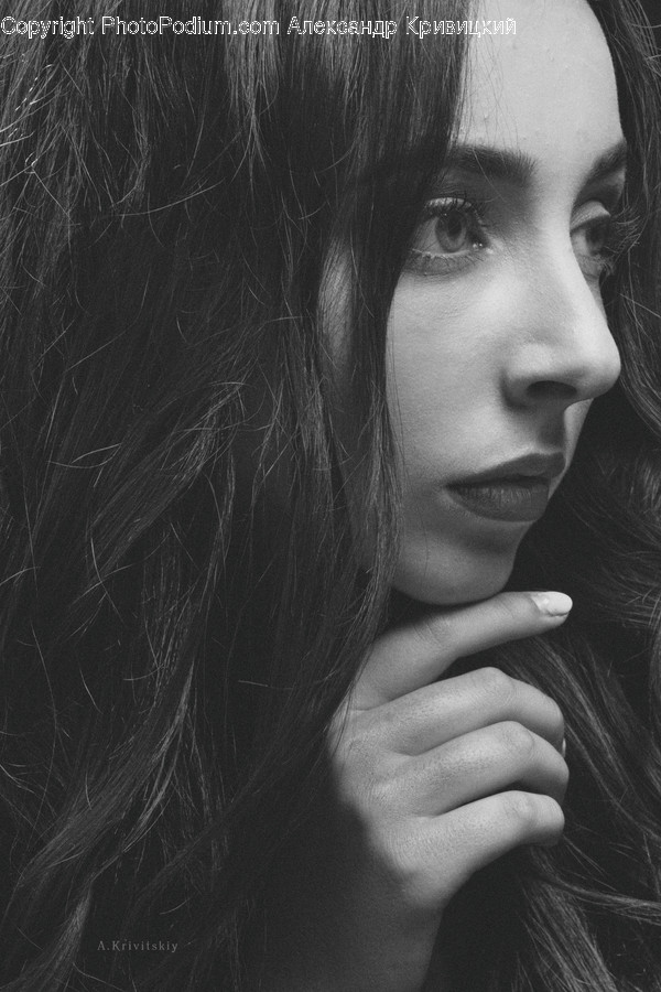 Face, Person, Human, Hair, Black Hair