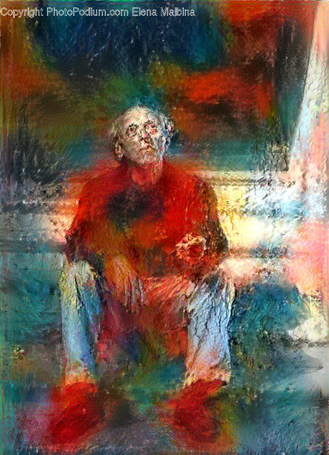 Painting, Art, Modern Art, Human, Person