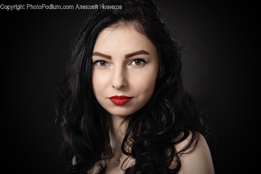 Hair, Black Hair, Human, Person, Face