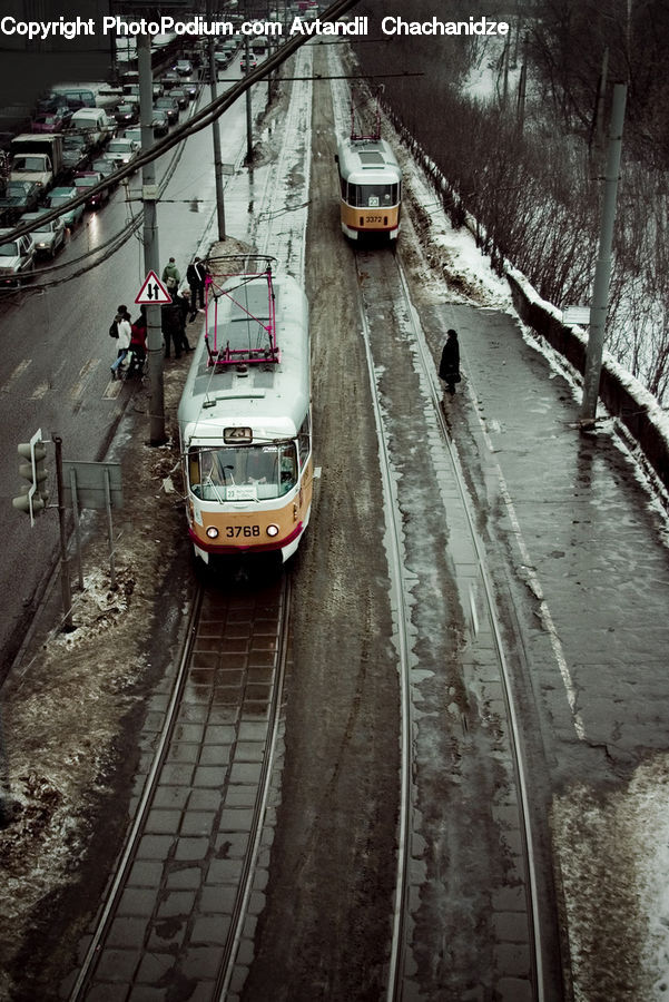 Boat, Watercraft, Rail, Streetcar, Tram, Trolley, Vehicle