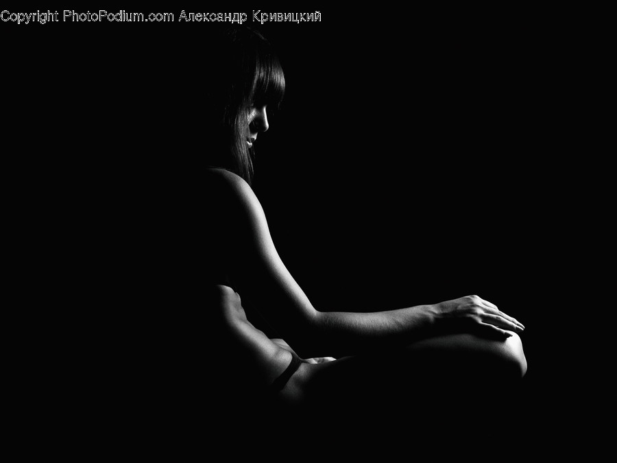 Back, Human, Person, Finger, Silhouette