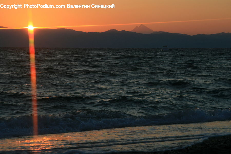 Dawn, Dusk, Sky, Sunrise, Sunset, Beach, Coast