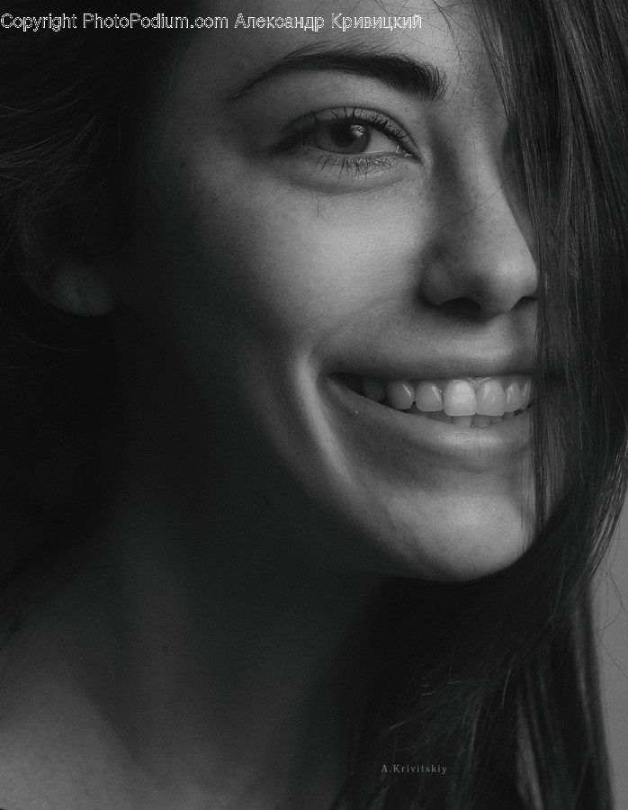 Person, Human, Face, Dimples, Smile