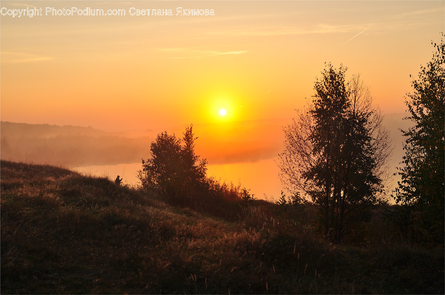 Nature, Outdoors, Sunlight, Sky, Sunset